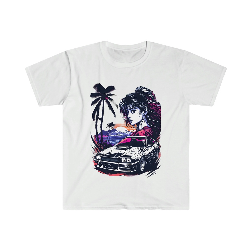 เสื้อเชิ้ต ลายอนิเมะ 80's Retro Rally Racing สไตล์เรโทร สําหรับผู้หญิง