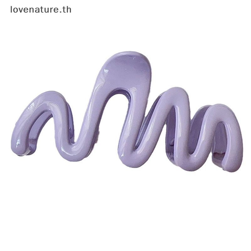 [Lovenature] ใหม่ กิ๊บติดผม เจลลี่ คลื่น หลากสีสัน ออกแบบดี แฟชั่นเกาหลี หวาน เรียบง่าย ไม่สม่ําเสมอ กิ๊บติดผม สําหรับผู้หญิง [TH]