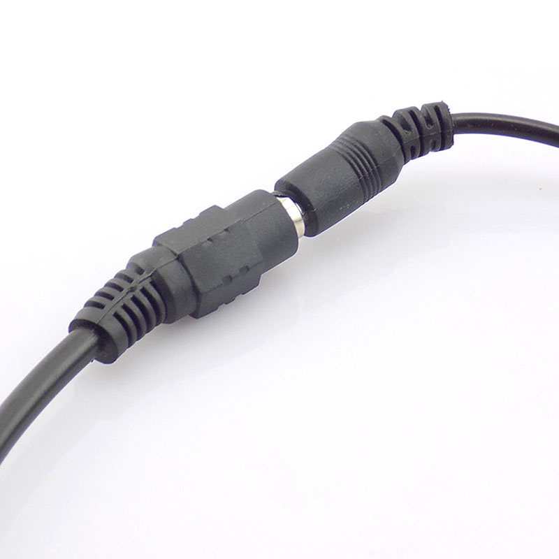 2.1*5.5 มม.1 หญิง 2 3 4 5 8 ชาย DC Power Splitter ปลั๊กสายสําหรับกล้องวงจรปิดความปลอดภัยกล้องอุปกรณ์เสริมอะแดปเตอร์จ่ายไฟ THH1