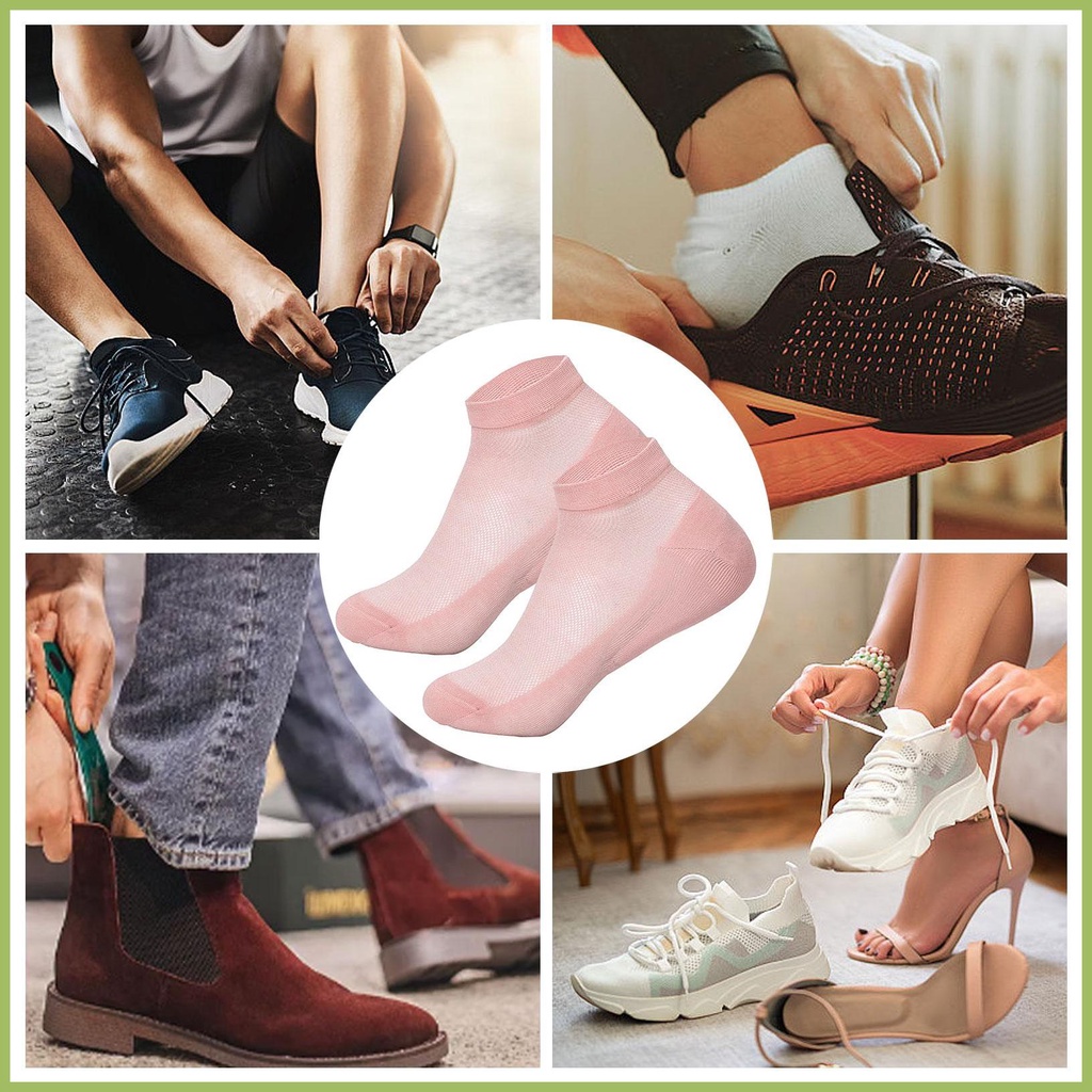 เพิ่มความสูงถุงเท้า 2 ชิ้นที่มองไม่เห็นเพิ่มความสูงที่มองไม่เห็น Insoles ความสูงระบายอากาศสบายบูตพื้นรองเท้าสําหรับ yunkth