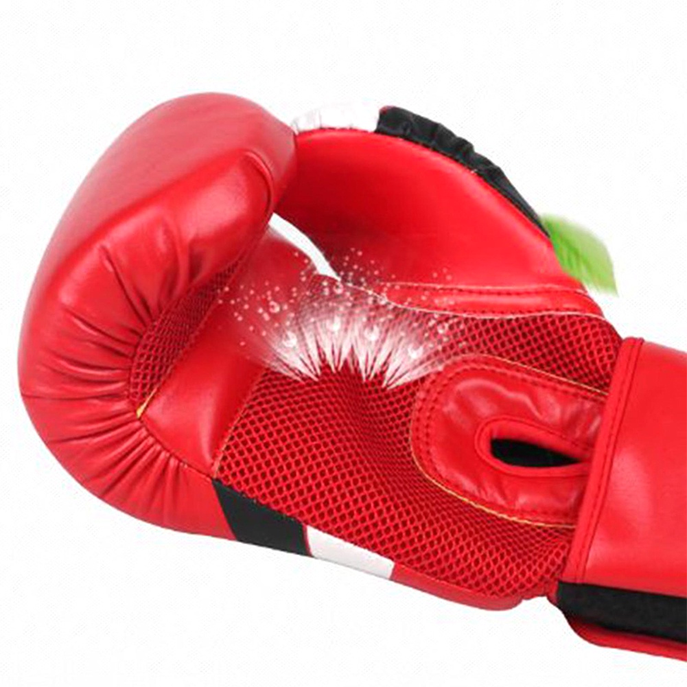 【มี 6oz, 8oz, 10oz, 12oz ให้เลือก】นวมชกมวยมืออาชีพ นวมชกมวย นวมชกมวยผู้ใหญ่  Kick Boxing Glove นวมมวยไทย มันใช้งานได้จริ - รูปที่ 6