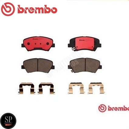 BREMBO ผ้าดิสเบรคหน้า HYUNDAI ELANTRA MD UD (1.6), VELOSTER FS (1.6),  i30 GD 11-> P30 073N