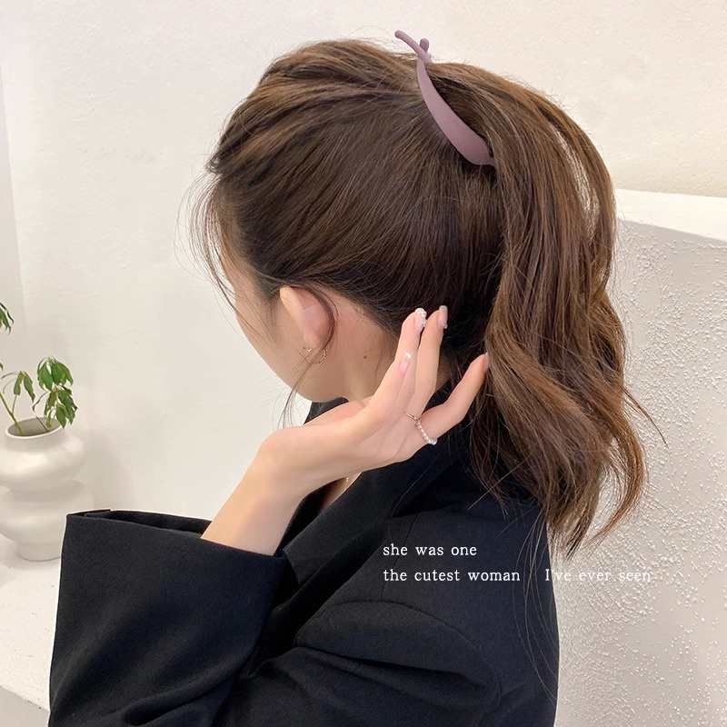 กิ๊บติดผมหางม้า แบบบิด หรูหรา เครื่องประดับ สําหรับผู้หญิง 1 ชิ้น - รูปที่ 5