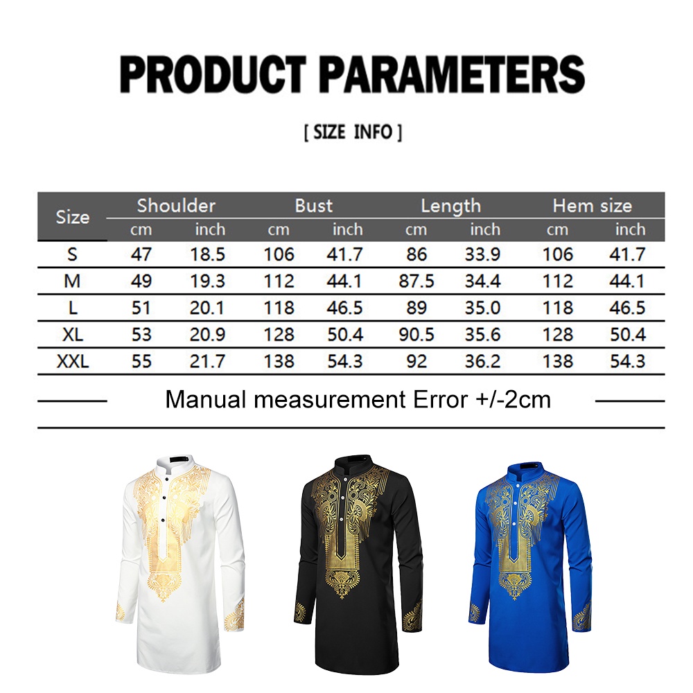 เสื้อเชิ้ตลําลอง ทรงโท้ท ตัวยาว สไตล์ดูไบ อิสลาม สําหรับผู้ชายชาวมุสลิม