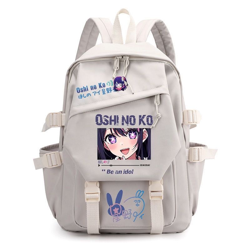 กระเป๋าเป้สะพายหลัง ขนาดใหญ่ จุของได้เยอะ ลายการ์ตูนอนิเมะ OSHI NO KO