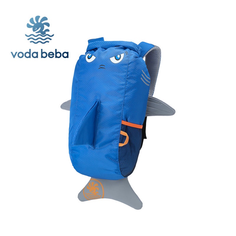 Voda BEBA กระเป๋าว่ายน้ำเด็ก แบบใหญ่ เป้ว่ายน้ำ กระเป๋าใส่ชุดว่ายน้ำ มีช่องแยกเปียกแห้ง วัสดุPVC กัน กระเป๋าไปโรง ฉลาม นางเงือก ใส่ชุดเด็ก — صورة 5