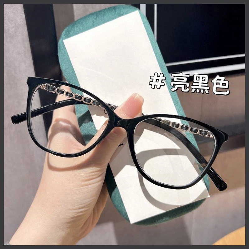 แว่นตากรองแสง สายตาสั้น 1.56/1.67 HD (-50 ถึง -600, -700, -800, -900, -1000) ทรงตาแมว ป้องกันแสงสีฟ้า TR90 สําหรับผู้หญิง ผู้ชาย
