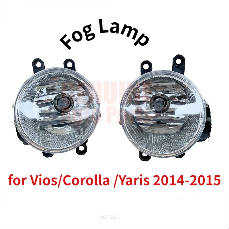 【ของแท้】ไฟตัดหมอกรถยนต์ สําหรับ Vios Corolla Yaris 2014-2015