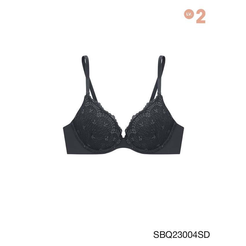 Sabina เสื้อชั้นใน มีโครง รุ่น TWENTY FIVE รหัส SBQ23004SD สีเทาเข้ม