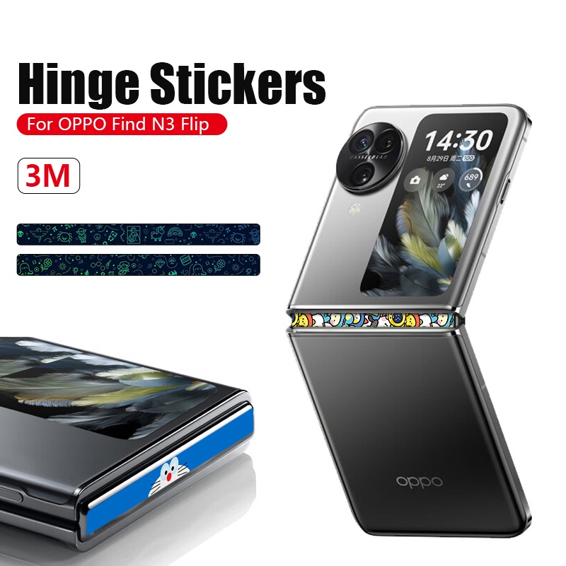 สติกเกอร์บานพับ ลายการ์ตูน 3M สําหรับ OPPO Find N3 OPPO Find N3