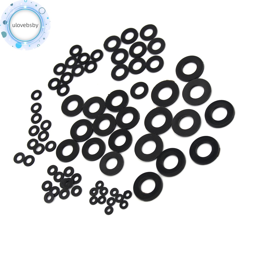 Ulovebsby Hot Form A แบนสีดําหนา Neoprene เครื่องซักผ้าพลาสติก - M3 M4 M5 M6 M8 M10 M12
โฮวีเอ็น