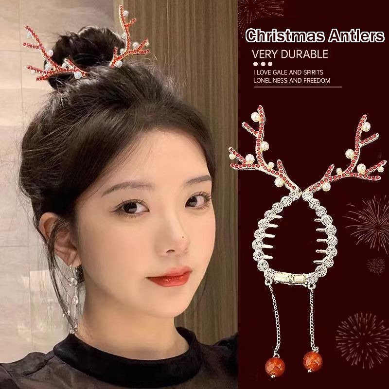 แฟชั่นเกาหลี เขากวาง กิ๊บติดผม มุก ดอกไม้ พู่ บักเกิลซาลาเปา กิ๊บติดผม คริสต์มาส ด้านหลัง สมอง ช้อน หัวบอล กระทะ กิ๊บตรุษจีน ตูมบัด คลิปหางม้าสูง หัวเข็มขัด กรงเล็บ