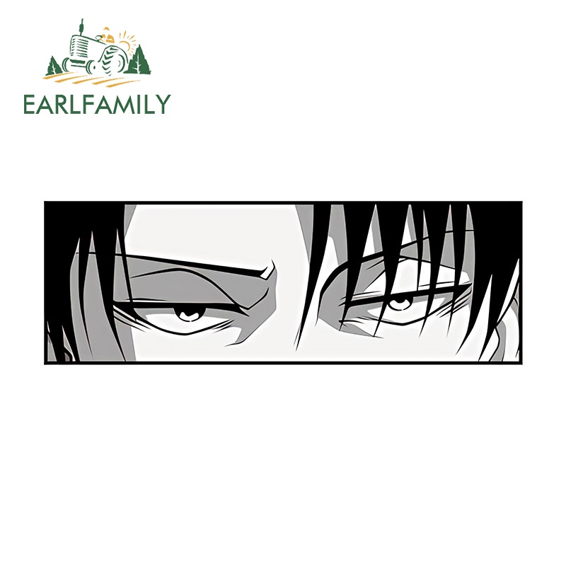 Earlfamily 13 ซม.โจมตีบน Titan รถสติกเกอร ์ รถจักรยานยนต ์ กระจกกันชนบุคลิกภาพ Occlusion Scratch Decal กันน ้ ําแฟชั ่ นรถจัดแต ่ งทรงผม