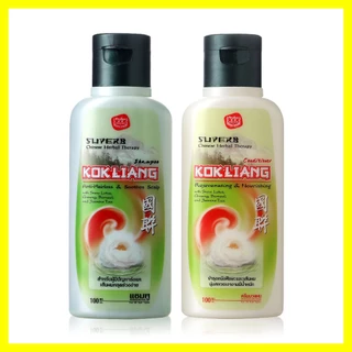 Kokliang Set 2 Items Herbal Therapy Shampoo and Conditioner [100ml x 2pcs].