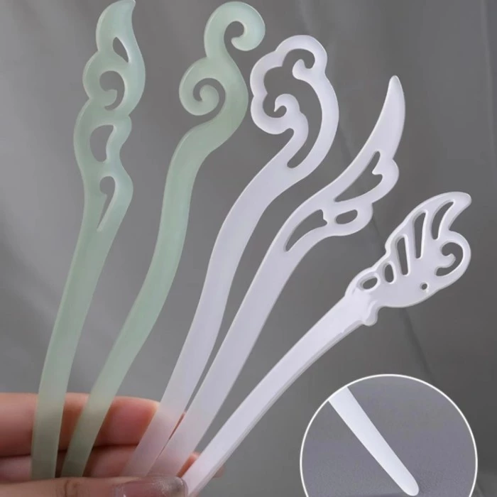 ปิ่นปักผมจีน Jade Hairpin เครื่องประดับผมคอสเพลย์ชุดกี่เพ้า thumbnail 7