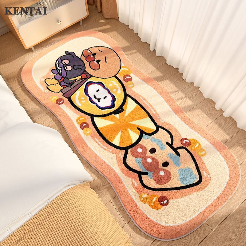 Kt พรมปูพื้น ผ้าแคชเมียร์ ลายการ์ตูนน่ารัก สําหรับห้องนอนเด็ก