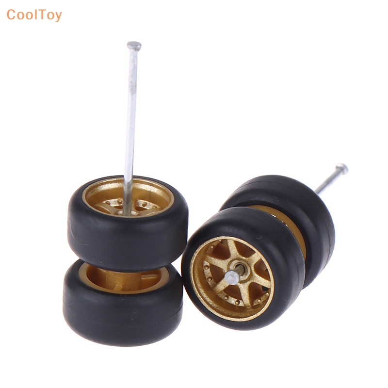 Cooltoy อะไหล่ล้อยาง 1/64 สําหรับโมเดลรถยนต์ของเล่น