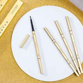 Double fine eyebrow pencil ดินสอเขียนคิ้วกันน้ำ 2 in 1 หัวเรียวเล็ก มีแปรงปัดคิ้วในตัว