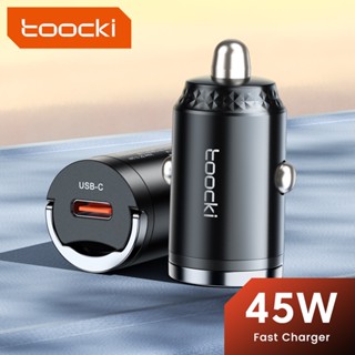 Toocki อะแดปเตอร์ที่ชาร์จในรถยนต์ 45W Type C PD3.0 พอร์ตเดี่…