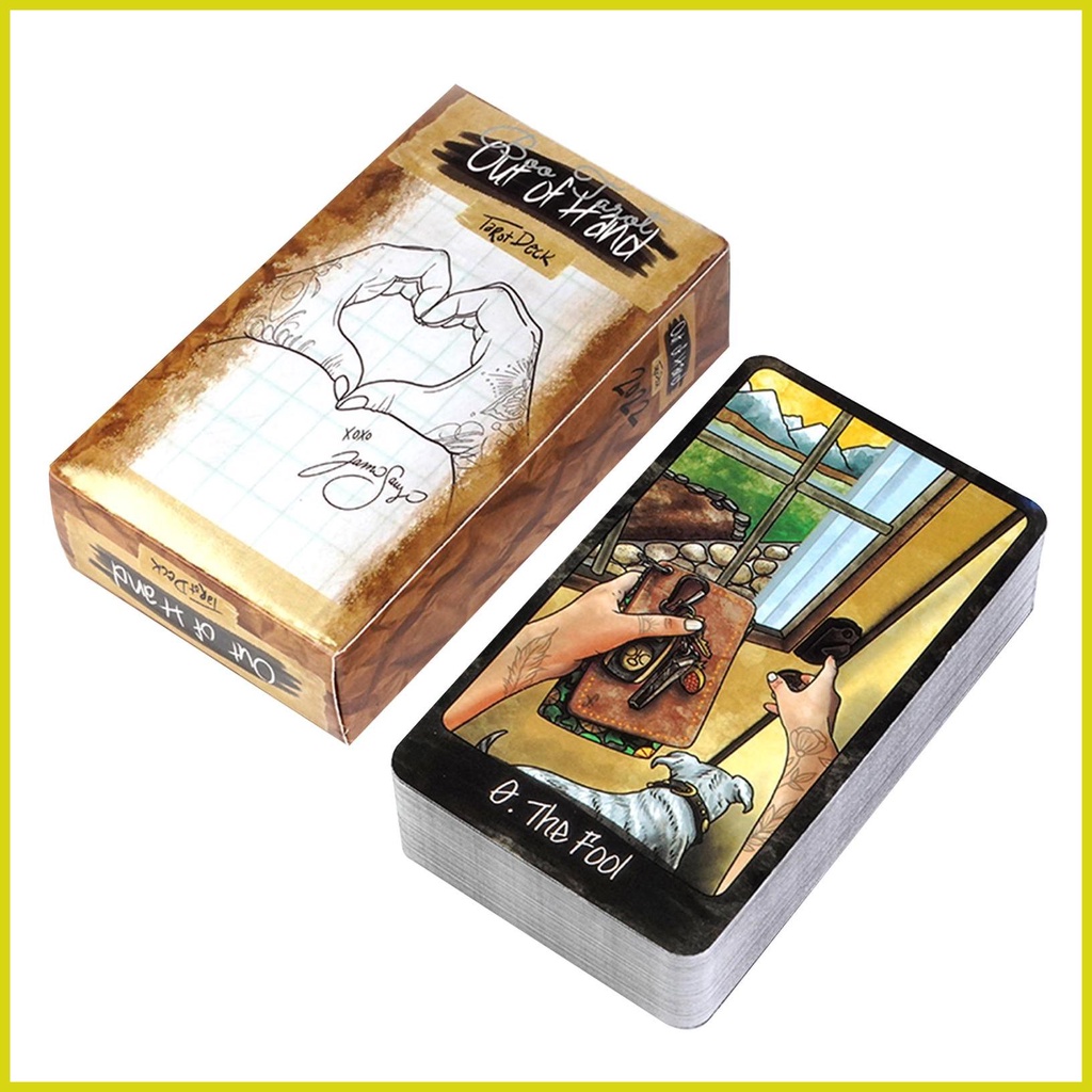 【Out of hand tarot】 ไพ่ทาโรต์ ภาษาอังกฤษ 78 ใบ