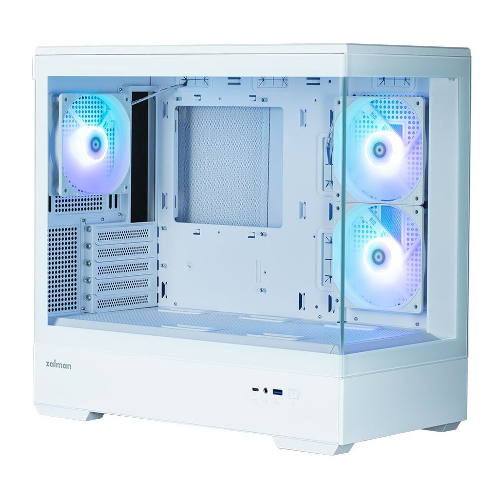 ZALMAN P30 White ARGB Micro-ATX Support Mini-Tower Case