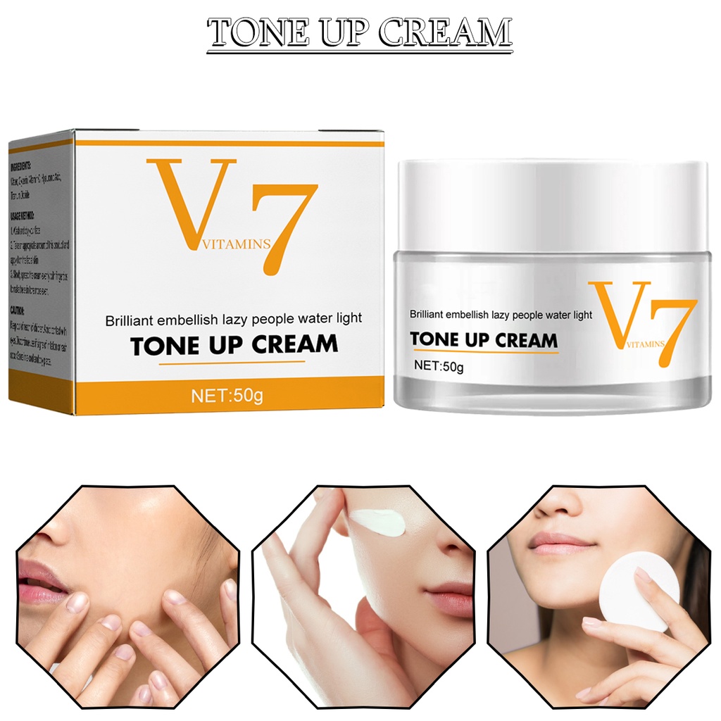 Moisturizing Tone-up Cream V7 Deep Hydration Cream Moisturizer for All Skin Type
