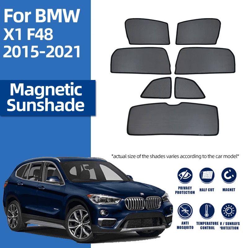 ม่านบังแดด ด้านหน้า และด้านหลัง สําหรับ BMW X1 F48 2015-2022 F 48