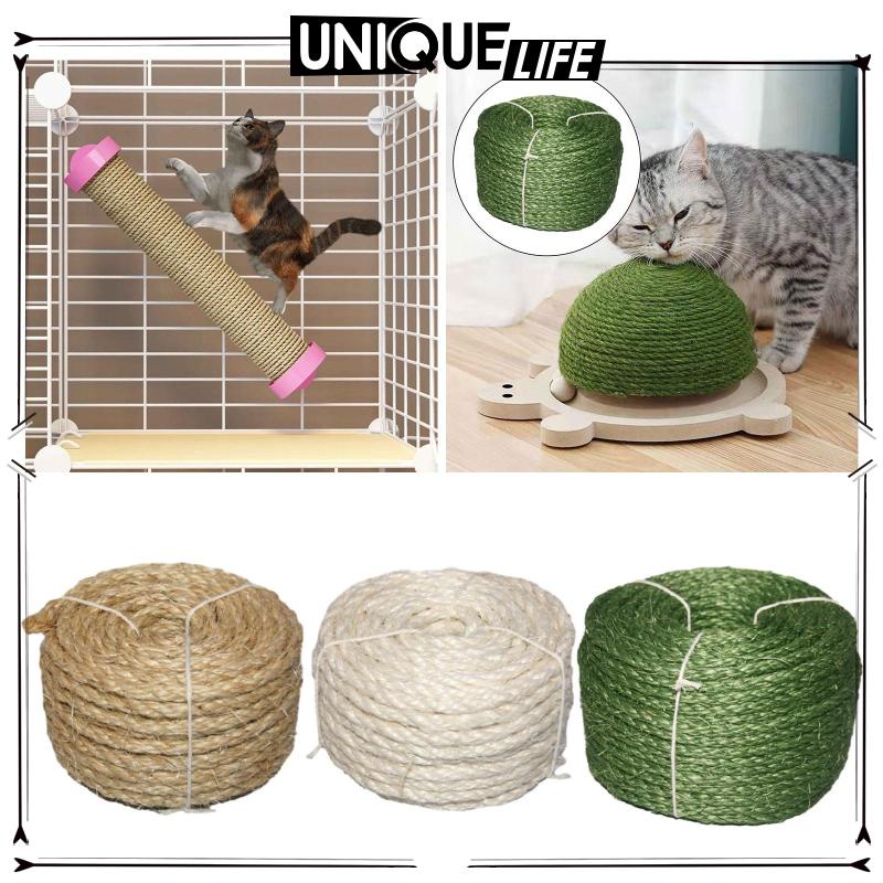 [Shiwaki4] เชือกป่านปีนป่าย 6 มม. X 20 ม. สําหรับสัตว์เลี้ยง แมว DIY