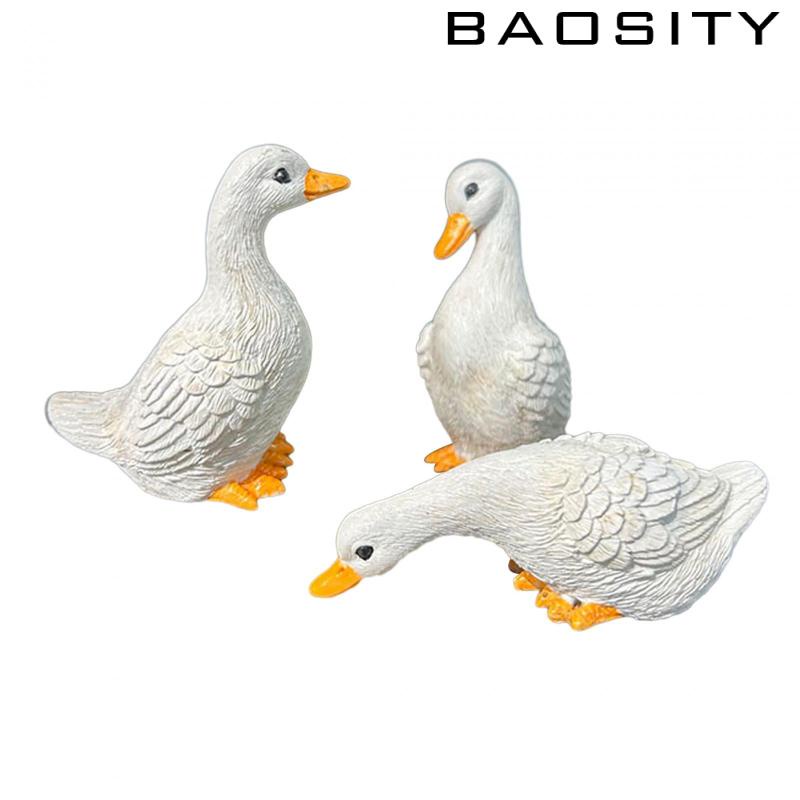 [Baosity ] ⚡Fast shipping⚡ตุ ๊ กตาเป ็ ด 3 ชิ ้ นตกแต ่ งบ ้ านรูปปั ้ นเรซิ ่ นสําหรับสนามหญ ้ าชั ้ นวางหนังสือ - รูปที่ 6