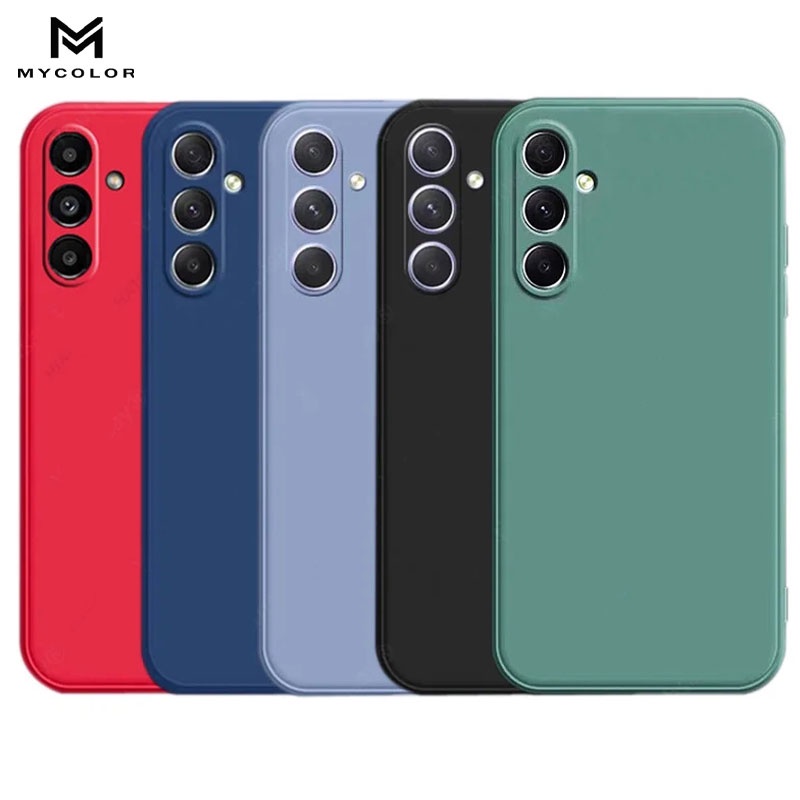 เคสโทรศัพท์มือถือ ซิลิโคน สีแคนดี้ สําหรับ Samsung ss Galaxy A56 A36 A26 A17 A16 A07 A06 A55 A54 A35 A34 A25 A15 A14 A05s 5G 4G 2025