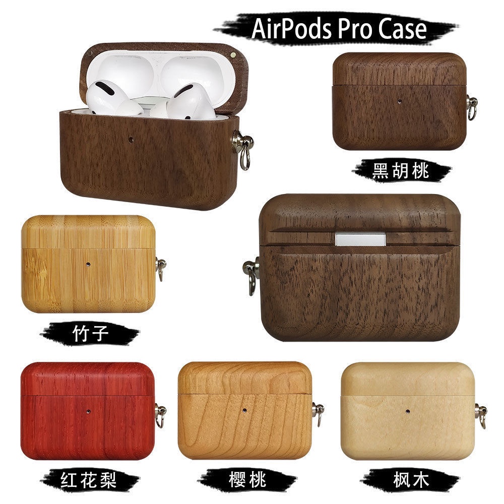 เคสหูฟังบลูทูธ ไม้เนื้อแข็ง สําหรับ airpods pro2 airpods3 2nd Generation
