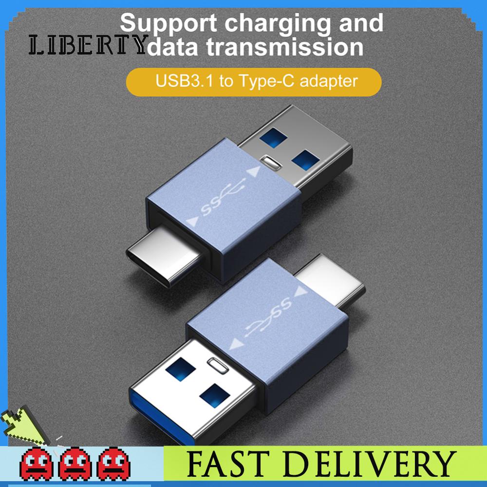 2 in 1 อะแดปเตอร์ชาร์จ OTG USB3.1 เป็น Type-C 10Gbps สําหรับแล็ปท็อป แท็บเล็ต สมาร์ทโฟน