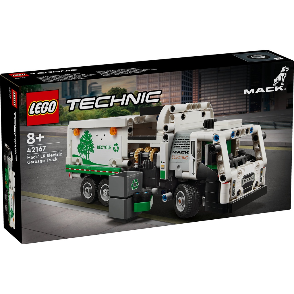 LEGO Technic 42167 Mack LR Electric Garbage Truck Building Set Toys (503 Pieces)