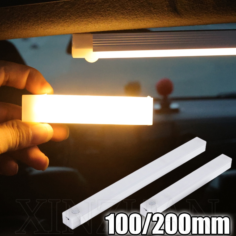 โคมไฟเพดานรถยนต์ - แถบไฟ LED ภายในอัตโนมัติ - แถบไฟแม่เหล็กไร้สาย - ไฟกลางคืน - ไฟเหนี่ยวนําท้ายรถ สีขาว / อบอุ่น - โคมไฟเซ็นเซอร์การเคลื่อนไหว ชาร์จ USB