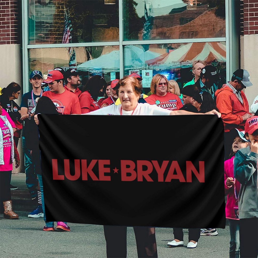 Luke Bryan ตกแต ่ งบ ้ านในร ่ มตกแต ่ งสวนธงตกแต ่ งกลางแจ ้ งธง 152x90 ซม