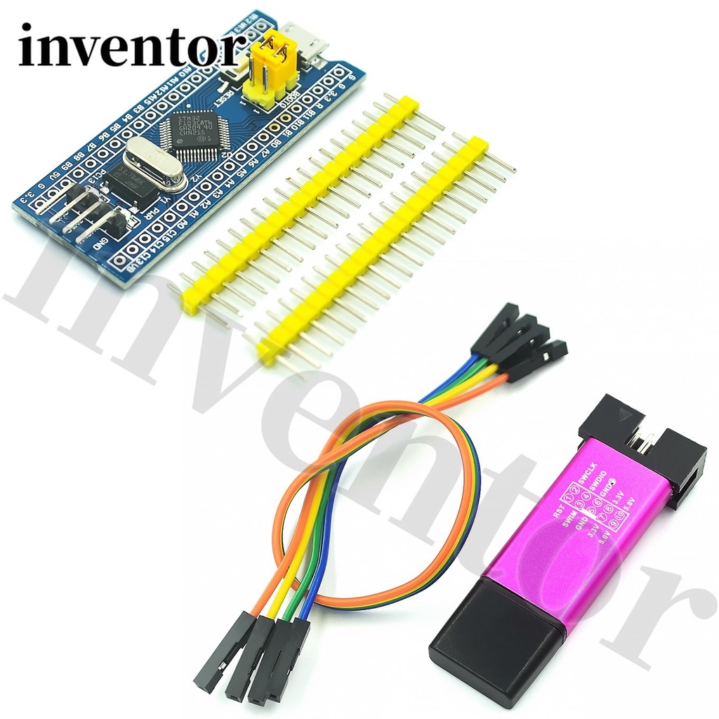 บอร์ดไมโครคอนโทรลเลอร์ โปรแกรมเมอร์ ST-LINK V2 STM32F103C8T6 STM32F103C6T6 ARM STM32