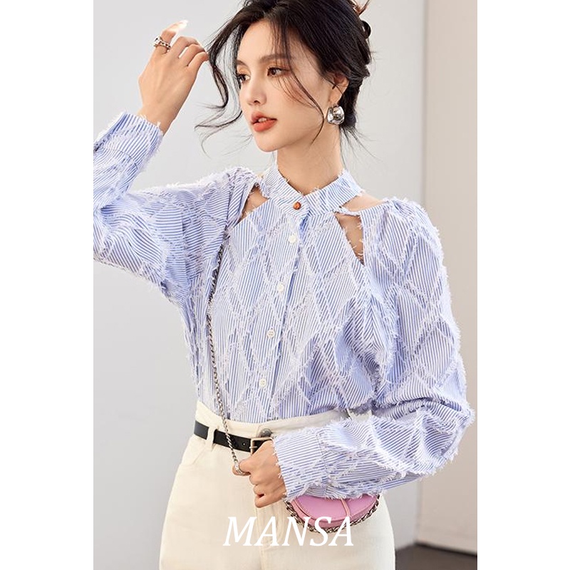 MANSA Korean oversized shirt เสื้อเชิ้ต เสื้อโอเวอร์ไซส์