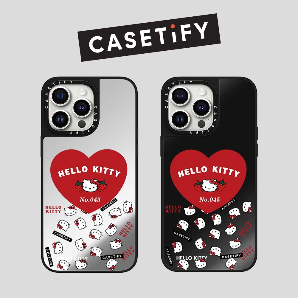 Drop proof CASETIFYFY phone case for iPhone 15 Plus 15Pro 15promax 14pro 14promax 13promax Side printing hard case hellokitty 12promax case iPhone 11 case official high-quality