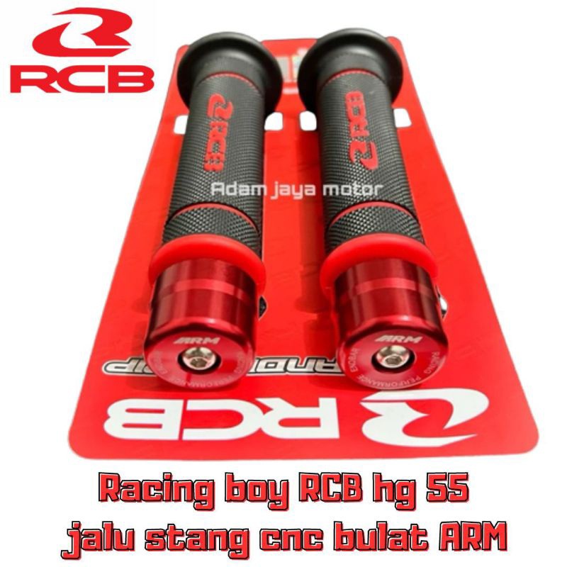 ORIGINAL RACING BOY HANDGRIP RCB HG55 + FULL CNC UNIVERSAL แฮนด์กลม KING DIAMOND89 BSM
