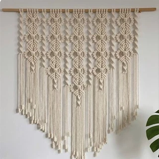 เชือกมาคราเม่ ฝ้ายเกลียว ถักกระเป๋า macrame แบบไจ ขนาด 1-8 มิล ครบทุกไซซ์ 3สี