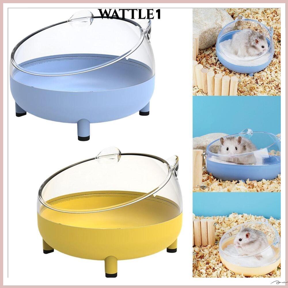 WTTLE บ้านหนูแฮมสเตอร์ แบบใส ขนาดเล็ก สะดวก สําหรับอาบน้ําหนูแฮมสเตอร์