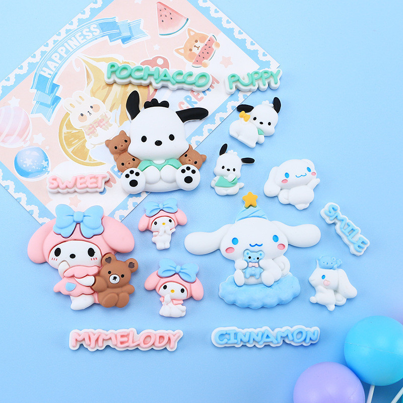 [สั่งขั้นต่ํา 5 ชิ้น] กิ๊บติดผม เรซิ่น รูปการ์ตูนกระต่ายน่ารัก DIY อุปกรณ์เสริม สําหรับทําเครื่องเขียน