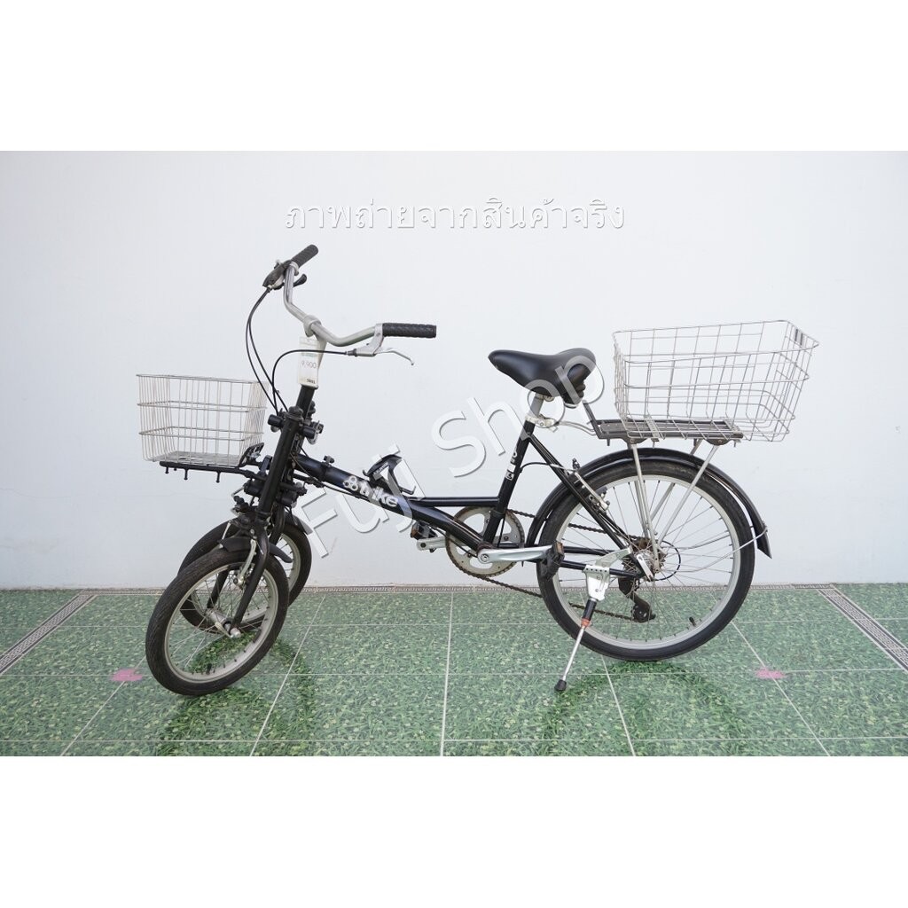 จักรยานสามล้อญี่ปุ่น - ล้อ 16 / 22 นิ้ว - มีเกียร์ - Trike - สีดำ [จักรยานมือสอง]