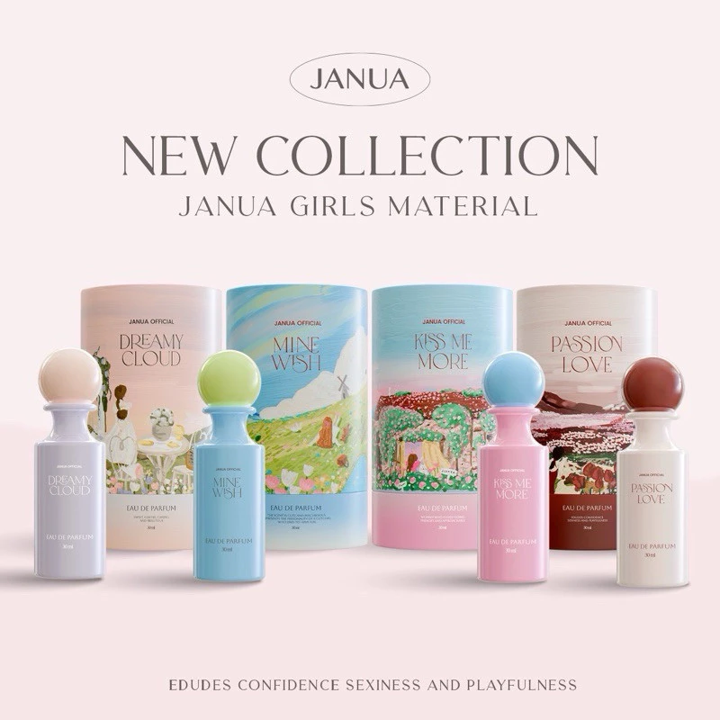 [ซื้อในไลฟ์ลด50%ของแท้] น้ำหอมแจนยัวร์ น้ำหอมอิงฟ้า คอลเลคชั่นใหม่ 4 กลิ่น ขายดี  หอมติดทนนาน EDP