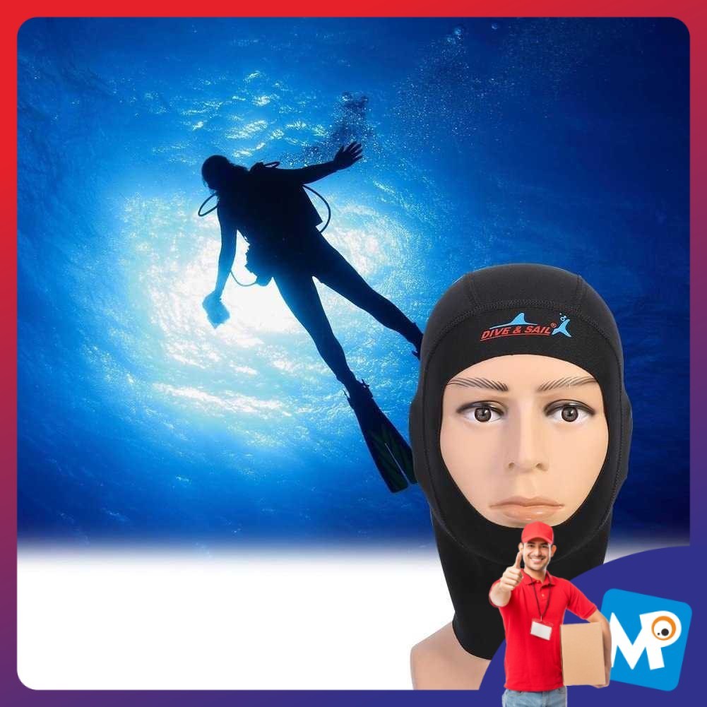 Dive&Sail Hood ดําน้ําดําน้ําตื้น Ultrathin Neoprene - DH-002