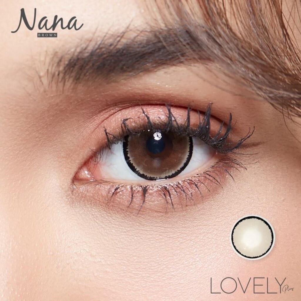 🔥คอนแทคเลนส์✨ขนาดบิ๊กอาย✨ Nana (Lovelylens)