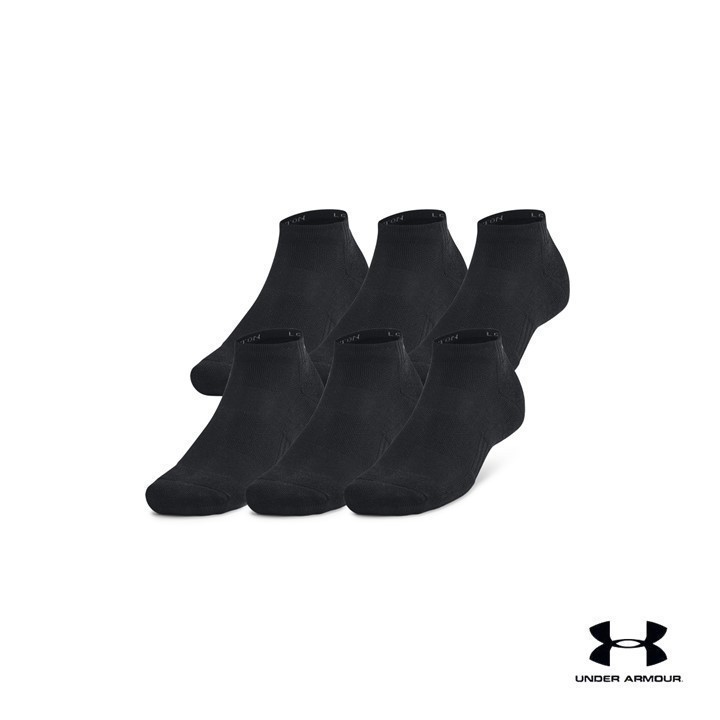 Under Armour Unisex UA Training Cotton 6-Pack Low Cut Socks