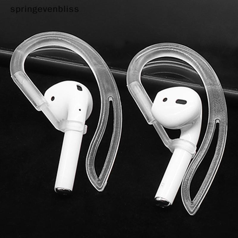 Springevenbliss 1 คู่หูฟังไร้สาย Earpods หูตะขอผู้ถือขนาดเล็กและเบาหูฟัง Anti Fall Anti-slip Hook หูฟังอุปกรณ์เสริมสําหรับ Air Pods Springevenbliss