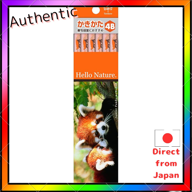 Tombow Pencil Hb Pencil Hello Nature Red Panda 4B 1 โหล Kb-Knlp4B
