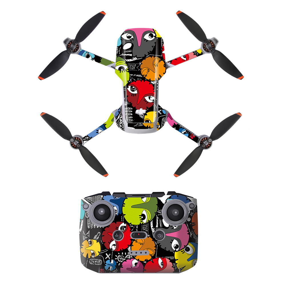 Drone สติกเกอร์สําหรับ DJI Mini 4K สติกเกอร์ PVC Body Arm รีโมทคอนโทรล Mini2/Mini 2 SE Scratch ป้องกันฟิล์มอุปกรณ์เสริม